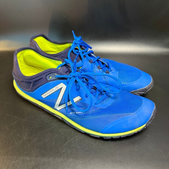 New Balance Minimus MX20BG6 Blue Yellow Running Shoes Mens Size 13 - Picture 1 of 6